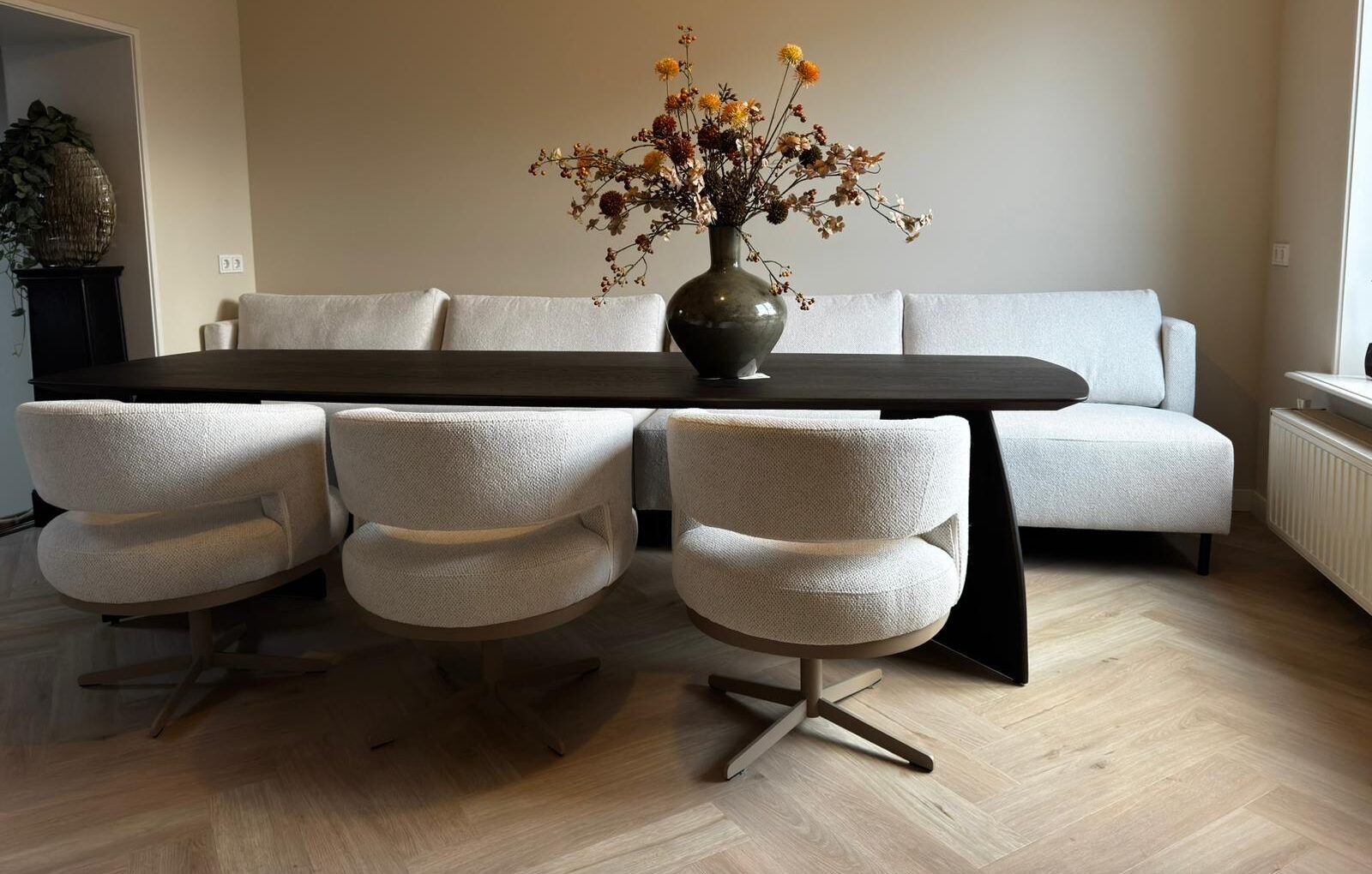 Deens ovale eikenhouten eettafel Luna
