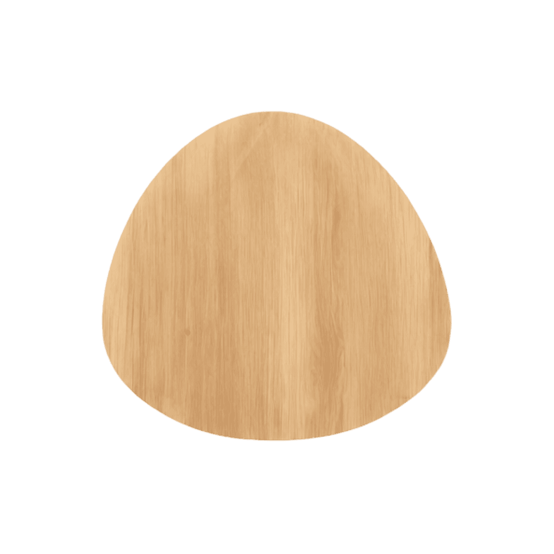 Kiezel eikenhouten tafelblad