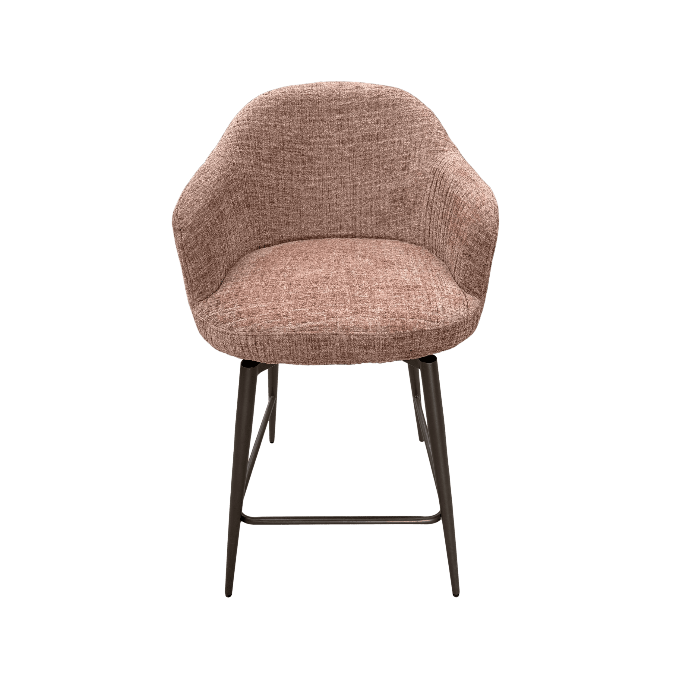 Barstoel New York in stof Jasper Beige 170 met armleuningen en Jupiter-onderstel, foto 4